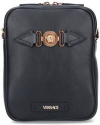 Versace - Leather Shoulder Bag - Lyst