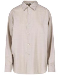 AURALEE - Wool Shirt - Lyst