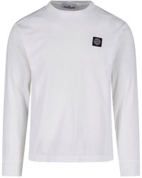 Stone Island - T-Shirt Logo - Lyst