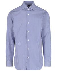 Barba Napoli - 'I' Striped Shirt - Lyst