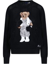 Polo Ralph Lauren - Bear Cotton Crew Neck Polo - Lyst