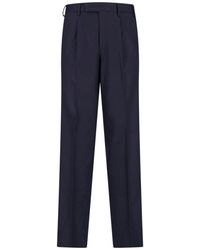 PT Torino - Virgin Wool And Cashmere Trousers - Lyst
