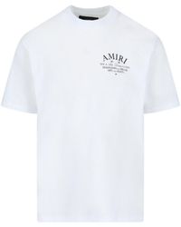 Amiri - T-Shirt Logo Retro - Lyst