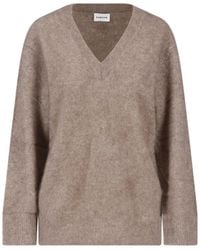 P.A.R.O.S.H. - V-Neck Wool Blend Sweater - Lyst