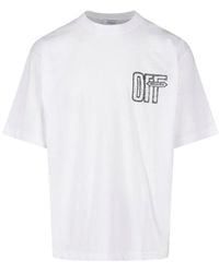 Off-White c/o Virgil Abloh - Style 100% Cotton T-Shirt - Lyst