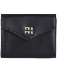Miu Miu - Wallet With Shoulder Strap - Lyst