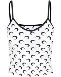 Marine Serre - Crescent Moon Crop Top - Lyst
