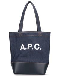 A.P.C. - 'axelle' Tote Bag - Lyst