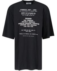 Fiorucci - T-Shirt "Invitation Graphic" - Lyst