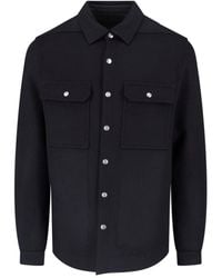 Rick Owens - Wool Shirt Jacket - Lyst
