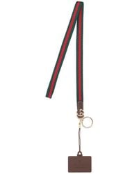 Gucci - Smartphone Holder With Strap "Web" - Lyst