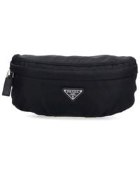 Prada - Marsupio Logo In "Re-Nylon" - Lyst