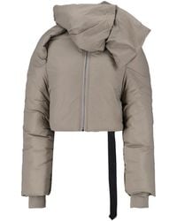 Rick Owens - Cropped Padded Down Jacket - Lyst