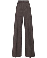 Max Mara - Tailored Wool Trousers - Lyst