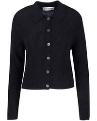 Our Legacy - Cropped Fuzzy Button-Front Cardigan - Lyst