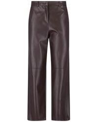 Max Mara - Faux Leather Pants - Lyst
