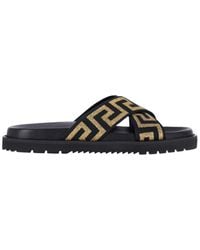 Versace - Sandals Lamb Leather - Lyst