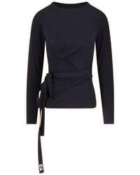 Y-3 - T-Shirt With Straps - Lyst