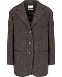 Low Classic - Single-Breasted Wool Blazer - Lyst
