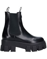 Prada - Chelsea Monolith Boots - Lyst