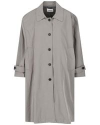 Low Classic - Cotton Blend Trench Coat - Lyst