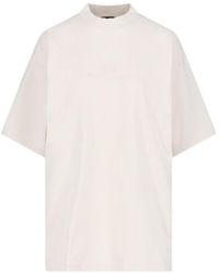 Balenciaga - "bb Classic" Logo T-shirt - Lyst