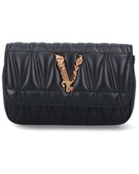 Versace - 'virtus' Crossbody Bag - Lyst