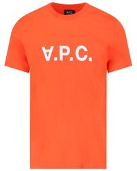 A.P.C. - 'vpc Color H' T-shirt - Lyst