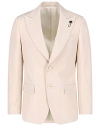 Lardini - Single-Breasted Viscose Blazer - Lyst