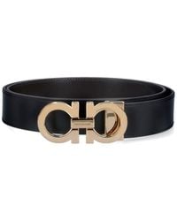 Ferragamo - Cintura Reversibile "Gancini" - Lyst
