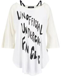Undercover - Loose-Fitting Layered Detail Graphic Top - Lyst