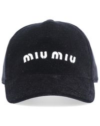 Miu Miu Hats for Women - Up to 27% off at Lyst.com