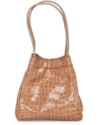 Rejina Pyo Rita Croc-effect Leather Tote in Tan (Brown) | Lyst Rejina Pyo Rita Croc-effect Leather Tote in Tan (Brown) | Lyst