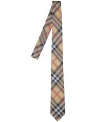 Burberry - Ties Mulberry Silk - Lyst