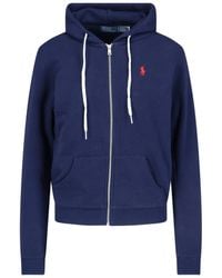 Polo Ralph Lauren - Logo Zip Hoodie - Lyst