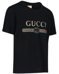 Gucci Cotton Logo in White for Men - Lyst