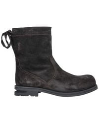 Kiko Kostadinov - Farkas Suede Side Zip Boots - Lyst