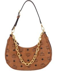 MCM - Aren Crescent Hobo Bag - Lyst
