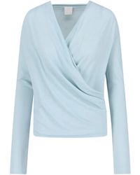 Givenchy - Draped Blouse - Lyst