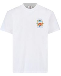 CASABLANCA - Flower Court Icon T-Shirt - Lyst