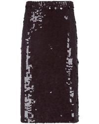 P.A.R.O.S.H. - Sequin Pencil Skirt - Lyst