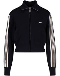 Autry - Cropped Zip-Up Track Jacket - Lyst
