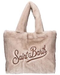 MC2 Saint Barth - Tote Bag “Colette Soft Fur” - Lyst