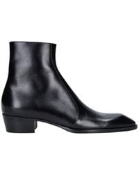 Saint Laurent - Ankle Boots “Aurelien” - Lyst