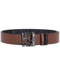 Fendi - Cintura Reversibile "Squared Ff" - Lyst