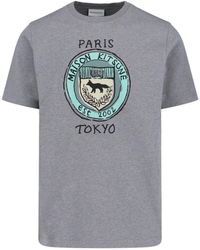 Maison Kitsuné - T-Shirt "City Coins" - Lyst