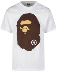 A Bathing Ape - Logo Graphic T-Shirt - Lyst