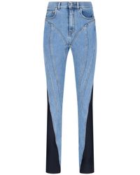 Mugler Jeans "Spiral" - Blu