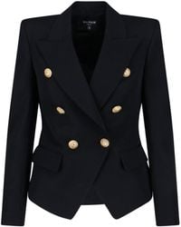 Balmain - Jackets Virgin Wool - Lyst