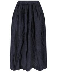 Daniela Gregis - Midi Wool Skirt - Lyst